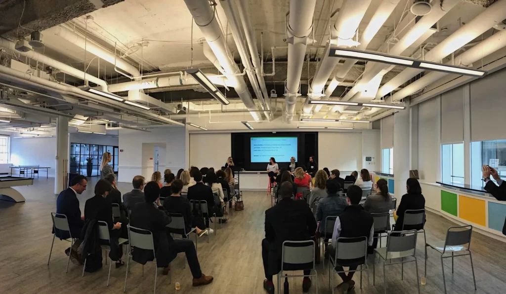 Lisa Nickerson, Nickerson CEO, moderating ULI's Women's Leadership Initiative