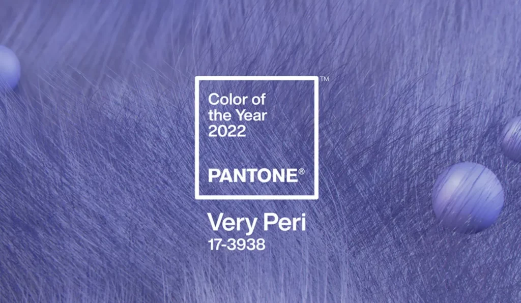 PANTONE'S 2022 color of the year Very Peri