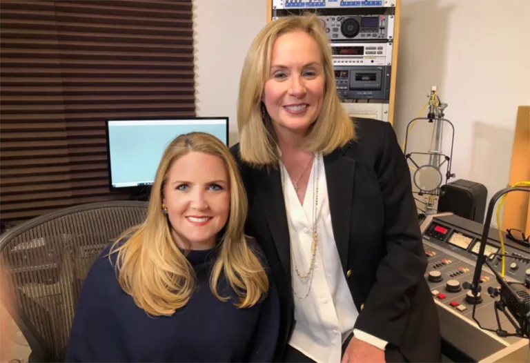 Lisa Nickerson and Candy O'Terry taping the Story Behind success podcast