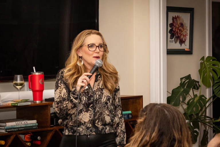 Lisa Nickerson presenting at the Chief Networking Evening