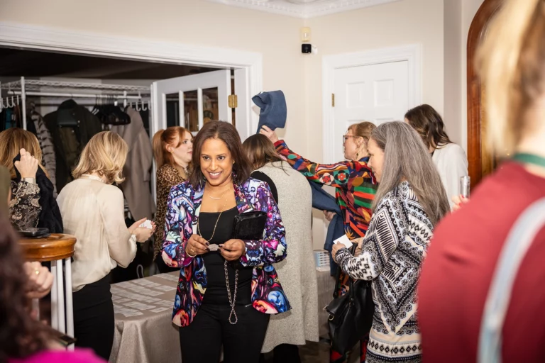 People enjoying the Chief Networking Evening