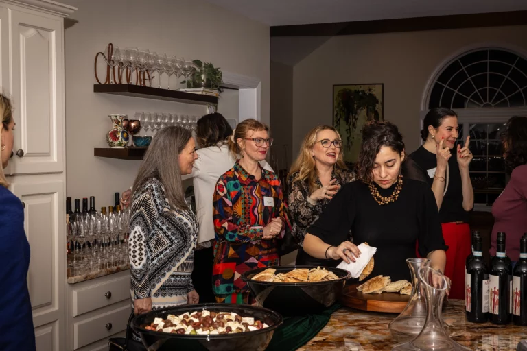 People enjoying the Chief Networking Evening