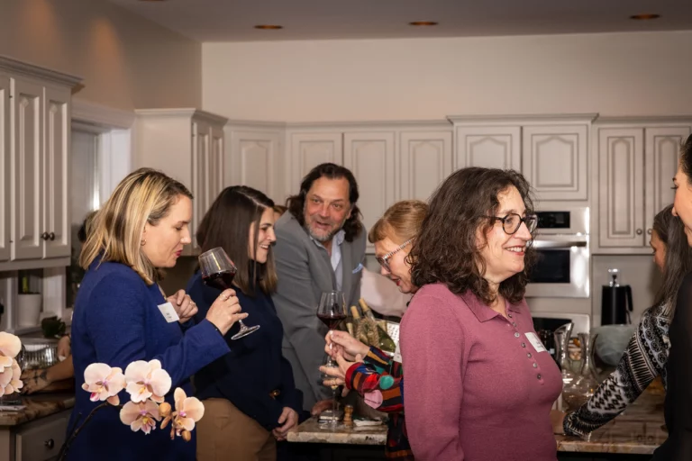 People enjoying the Chief Networking Evening