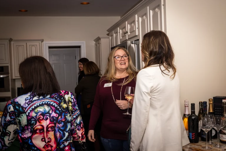 People enjoying the Chief Networking Evening