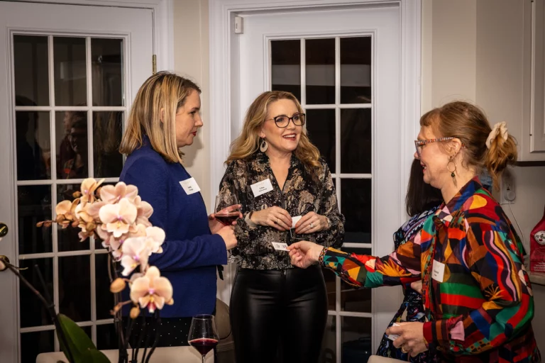 People enjoying the Chief Networking Evening