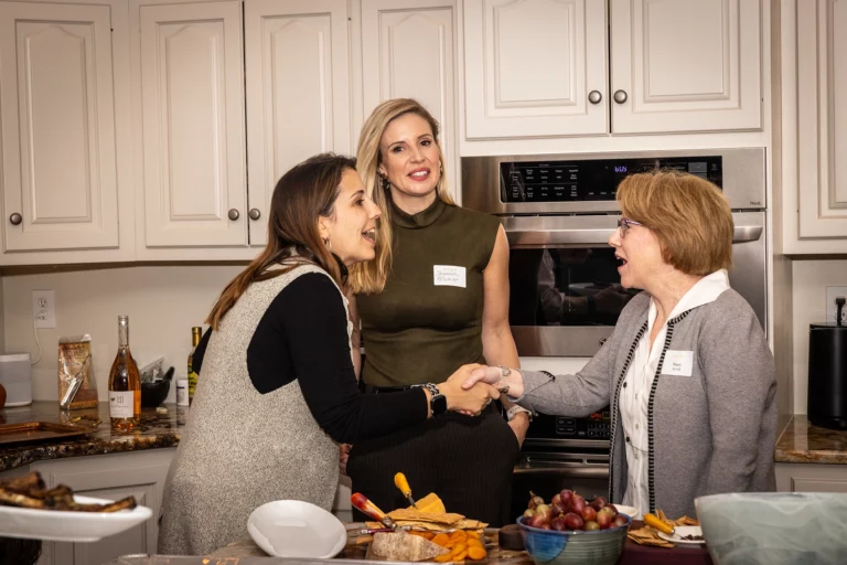 People enjoying the Chief Networking Evening