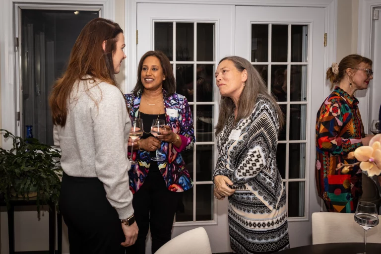 People enjoying the Chief Networking Evening