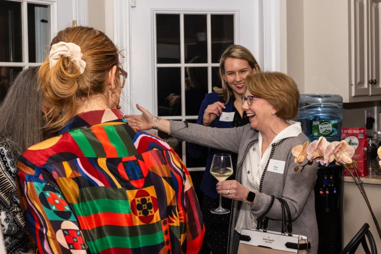 People enjoying the Chief Networking Evening