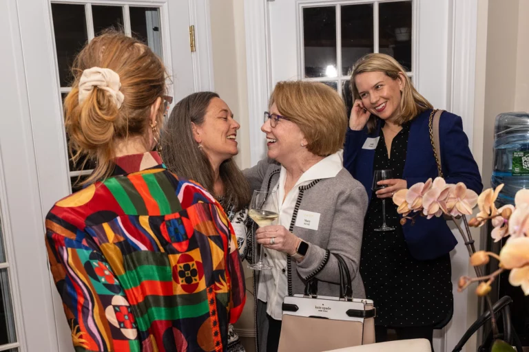 People enjoying the Chief Networking Evening