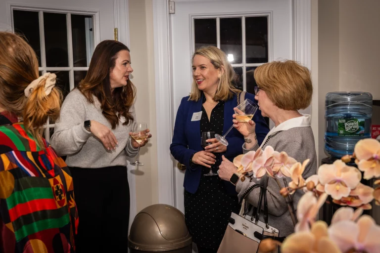 People enjoying the Chief Networking Evening