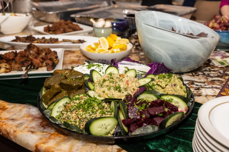 Food at the Chief Networking Evening