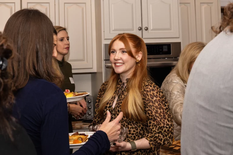 Cassie enjoying the Chief Networking Evening