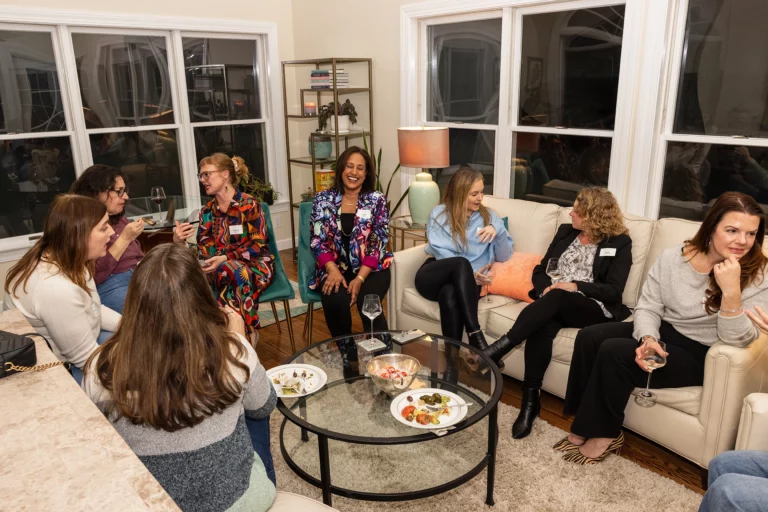 People enjoying the Chief Networking Evening