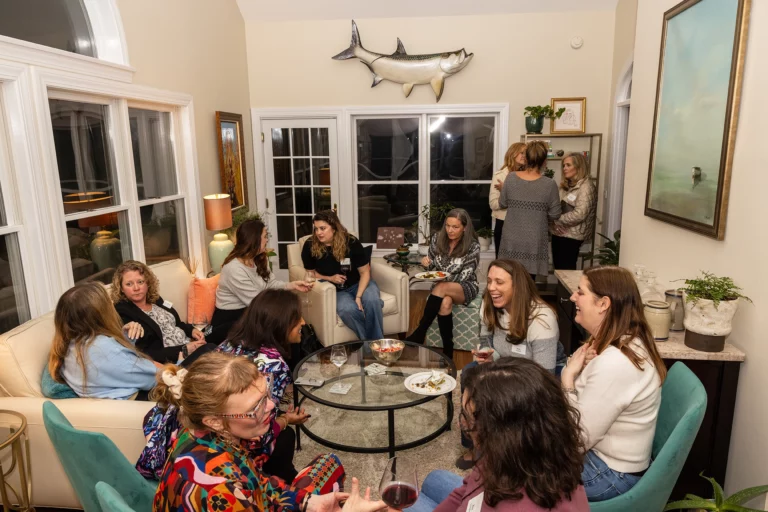 People enjoying the Chief Networking Evening
