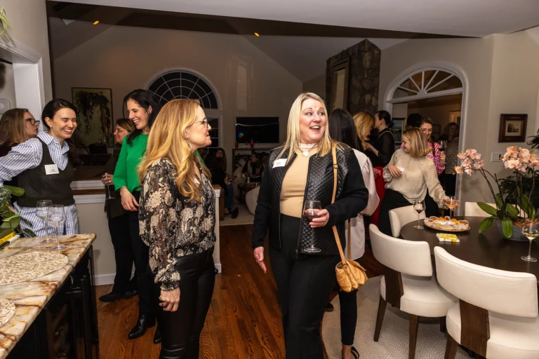 People enjoying the Chief Networking Evening