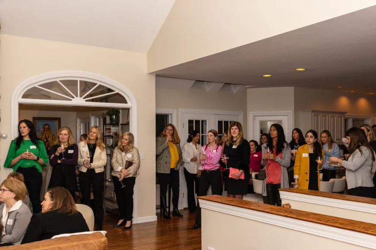 People enjoying the Chief Networking Evening
