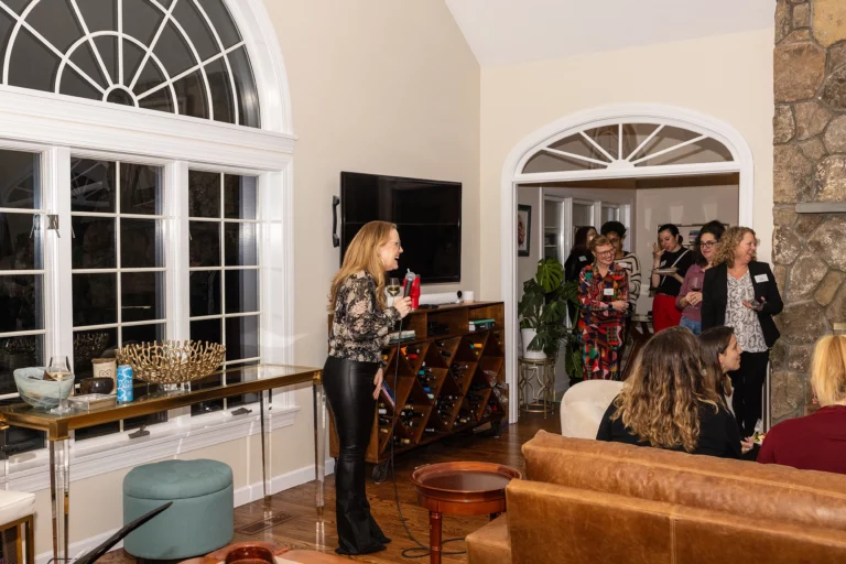 People enjoying the Chief Networking Evening