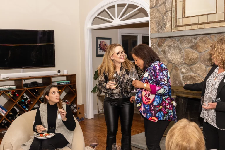 People enjoying the Chief Networking Evening