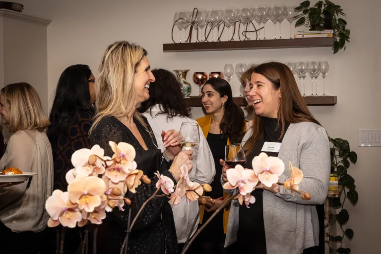 People enjoying the Chief Networking Evening