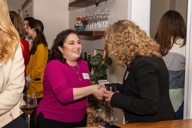 People enjoying the Chief Networking Evening