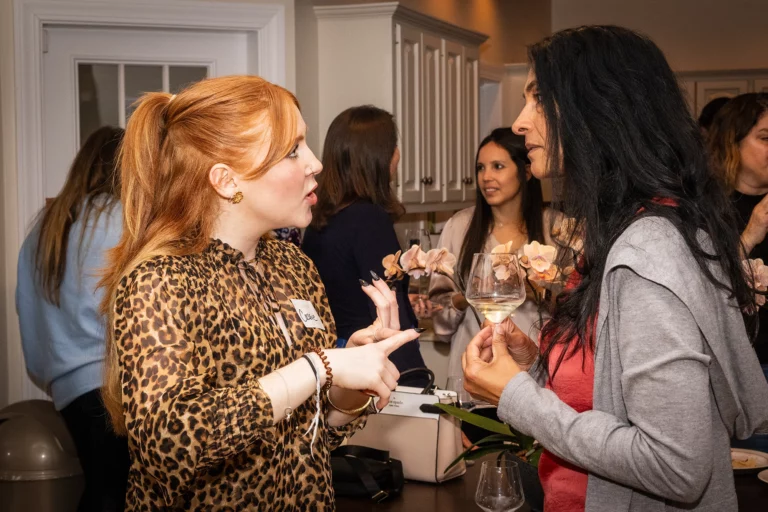 People enjoying the Chief Networking Evening