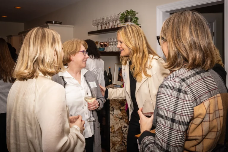 People enjoying the Chief Networking Evening