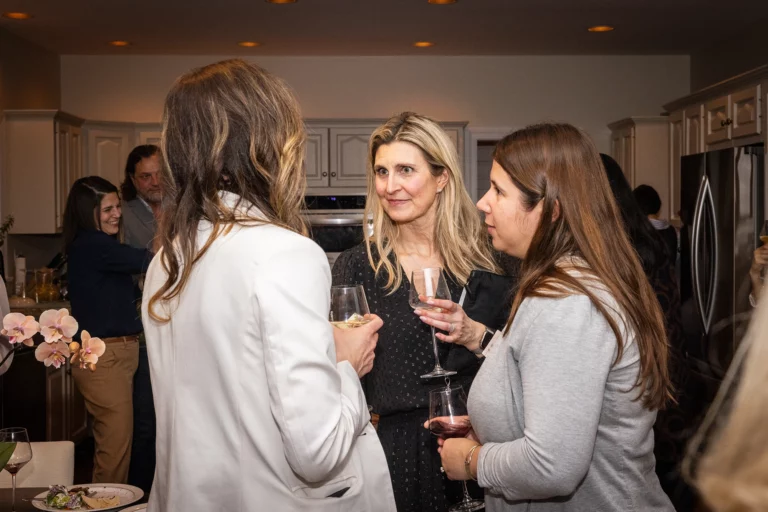 People enjoying the Chief Networking Evening
