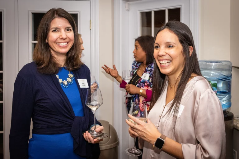 People enjoying the Chief Networking Evening