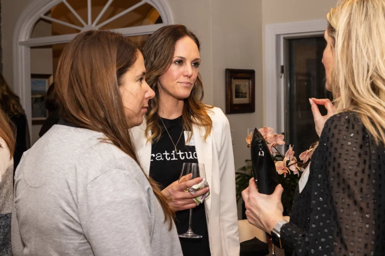 People enjoying the Chief Networking Evening