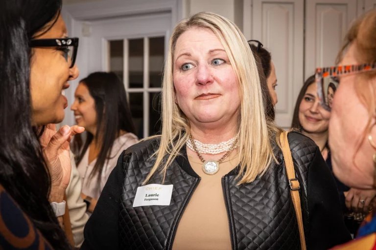 People enjoying the Chief Networking Evening