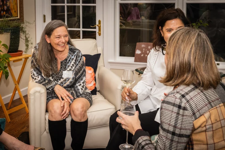 People enjoying the Chief Networking Evening