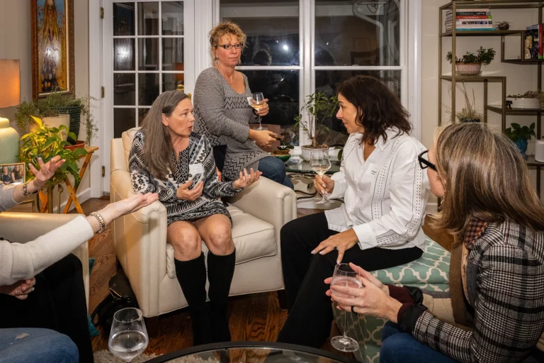 People enjoying the Chief Networking Evening