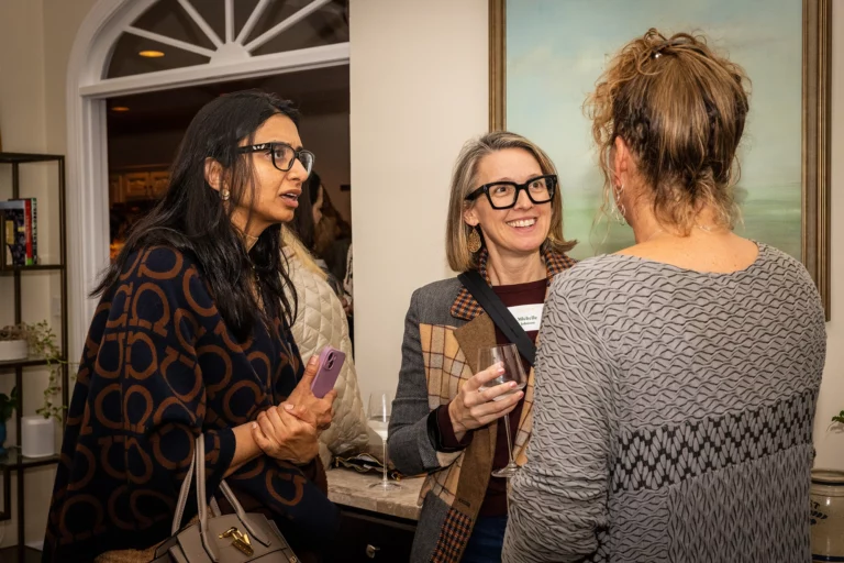 People enjoying the Chief Networking Evening