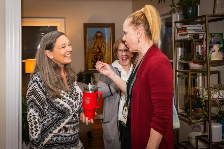 People enjoying the Chief Networking Evening
