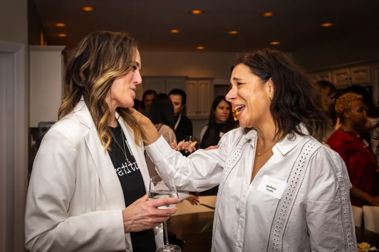 People enjoying the Chief Networking Evening