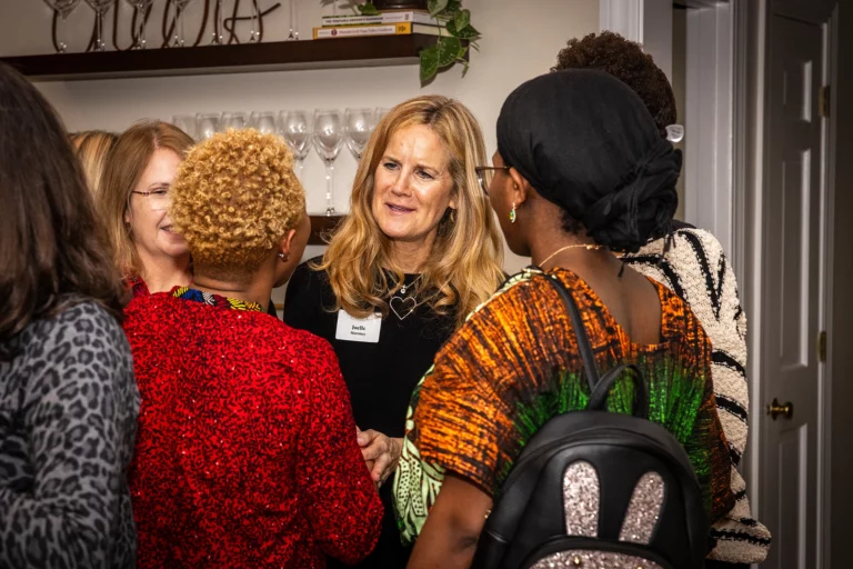People enjoying the Chief Networking Evening