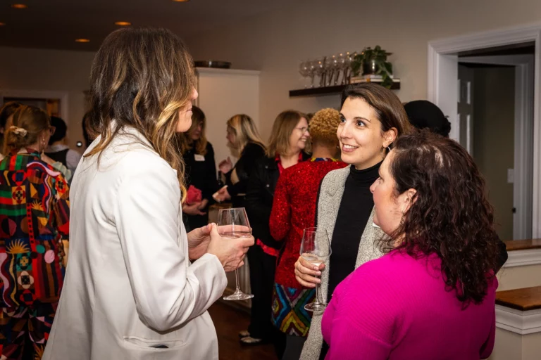 People enjoying the Chief Networking Evening