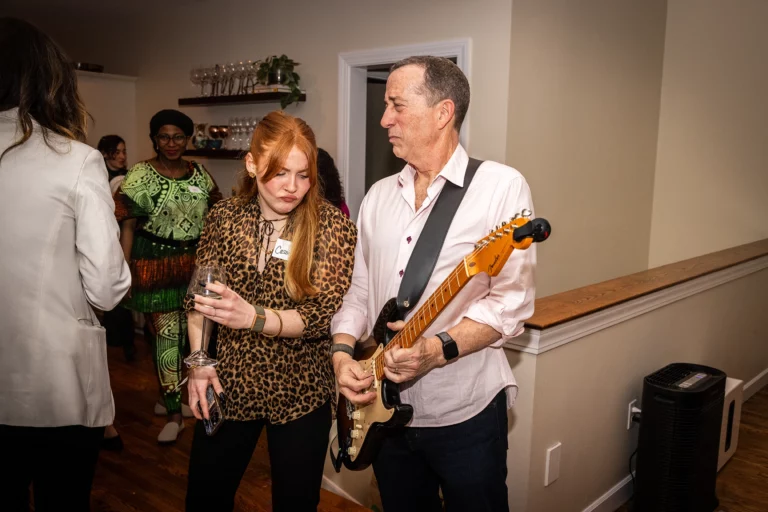 People enjoying the Chief Networking Evening