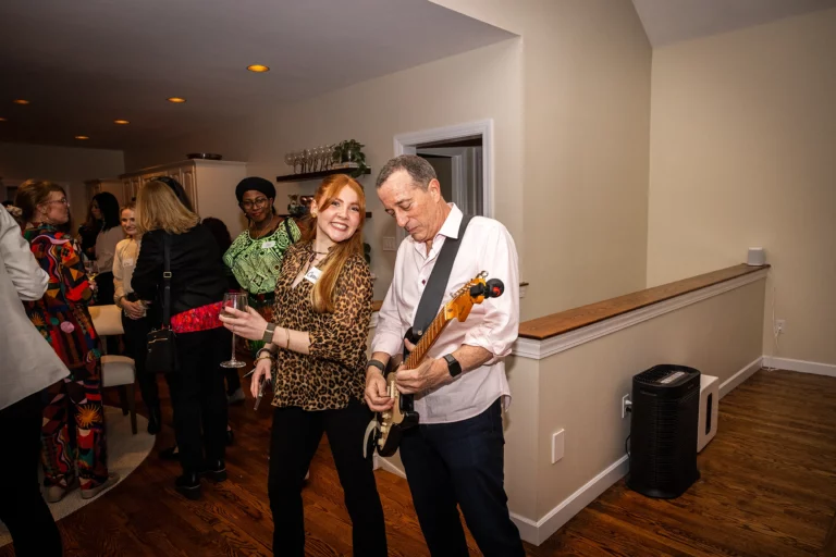 People enjoying the Chief Networking Evening