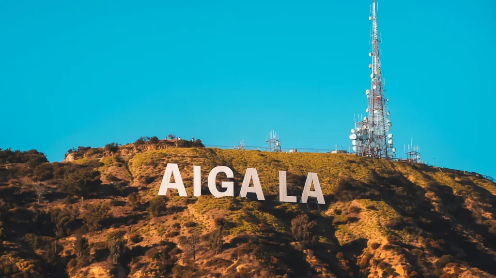 Slide from Joseph's presentation at AIGA LA design week