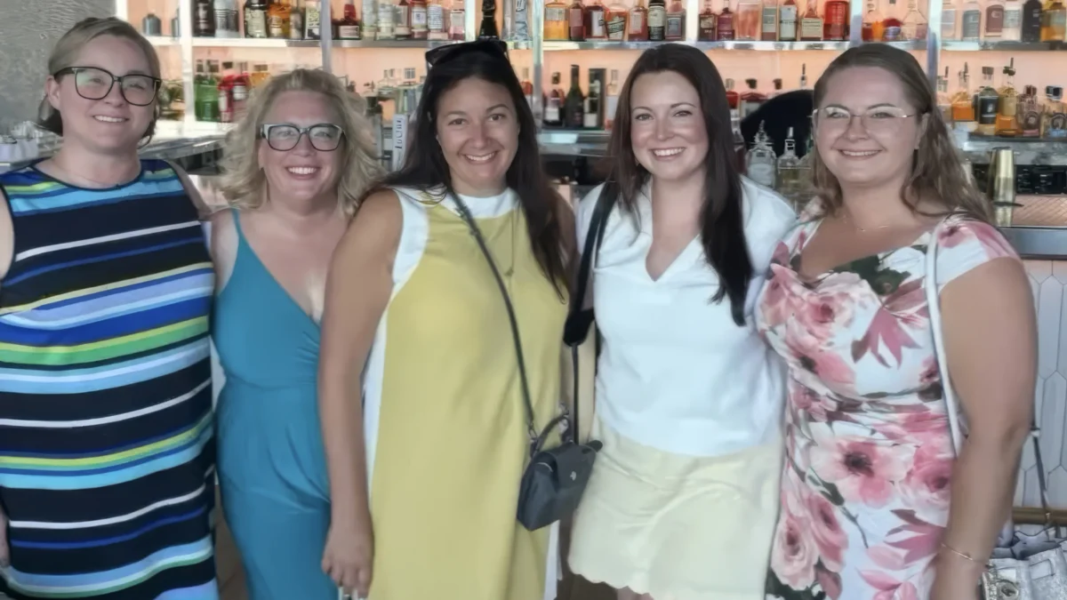 Maggie joining real estate leaders at the Professional Ladies Association (PLA!) Summer Soire
